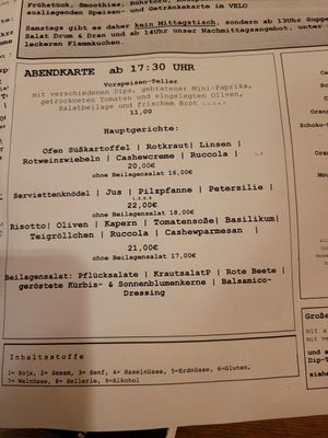 Auf Alkohol in Gerichten sollte viel deutlicher hingewiesen werden at Velo Heilbronn in Heilbronn