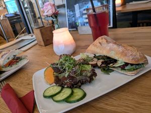 Mediterraner Sandwich. So gut!!! 🤤 at Velo Heilbronn in Heilbronn