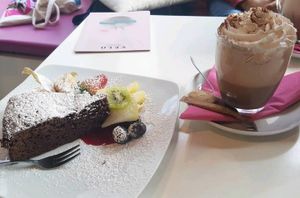 Chocolate cake  at Velo Heilbronn in Heilbronn