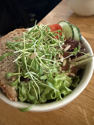 side salad  at Velo Heilbronn in Heilbronn