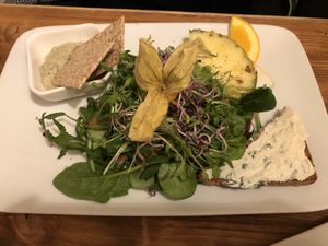 side salad  at Velo Heilbronn in Heilbronn