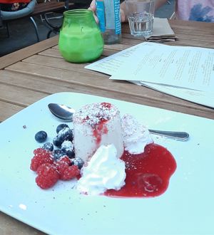 panna cotta at Velo Heilbronn in Heilbronn