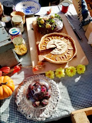 Pumpin Pie & Chocolate Cake at Boatsje Bakker in Groningen