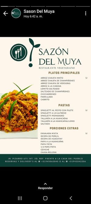  at Sazon Del Muya in Trujillo