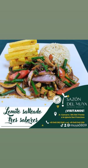 Salteado tres Sabores at Sazon Del Muya in Trujillo