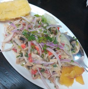 Ceviche veg at Sazon Del Muya in Trujillo