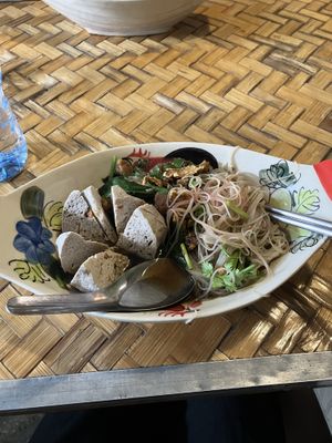 Boat noodles   at Jay Hom Chan - ร้านอาหารเจหอมจันทร์ลำปาง in Lampang