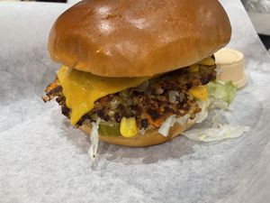   at Smashed Burger in Burbank