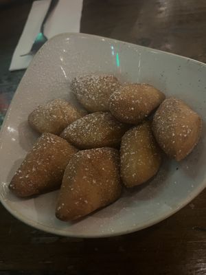 Vegan zeppole  at Andiamo in Chippendale