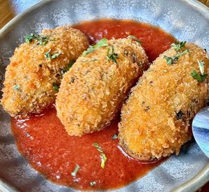 Vegan Roast Pumpkin Arancini  at Andiamo in Chippendale