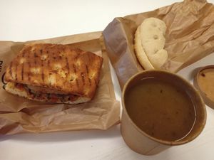 Croque saveour du sud at D'un Pain à l'Autre in Louvain-la-neuve