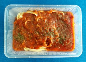 Vegan Lentil Bolignese pasta 😋 at Projuice - Dos Castillas in Manila