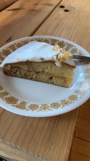 Orange something cake- I can’t remember the exact name  at A Piece Of in Seoul