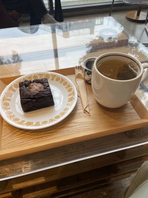 Brownie with peanut butter   at A Piece Of in Seoul