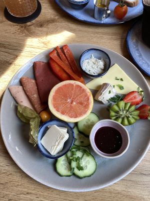 "All the good things" breakfast  at Pure Food in Nuremberg