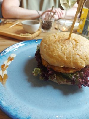 Happy Hen Burger at Pure Food in Nuremberg