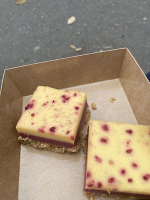 Raw Raspberry Mango Cakee  at Pure Food in Nuremberg