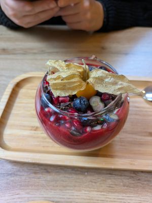 Muskelkater 5/5. Very tasty, healthy and perfect level of sweetness at Pure Food in Nuremberg