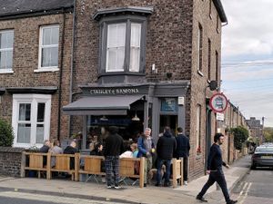 From across the road (October 2022) at Stanley & Ramona in York