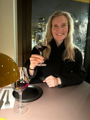 Vegan wine for my lady…of course!  at Beyla in Copenhagen