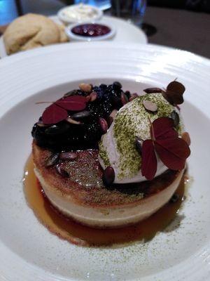 Japanese pancakes and scone #Veganuary at Beyla in Copenhagen