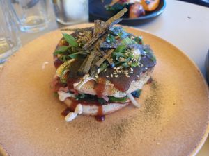 Main course: Japanese pancakes at Beyla in Copenhagen