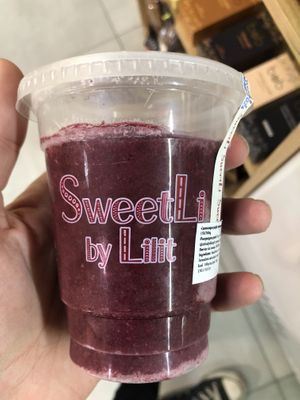 Berries ice cream  at Eco Jan in Yerevan