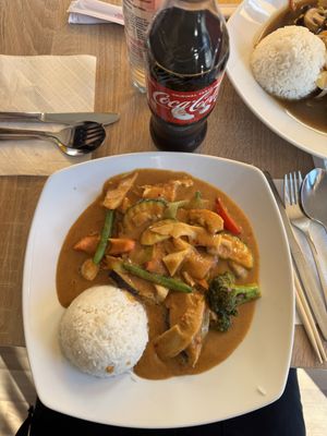 Tofu with peanut sauce.  at Asia Sushi Bar in Rathenow