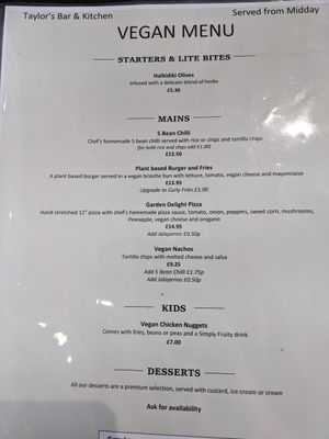  at Taylor's Bar and Kitchen in Scarborough