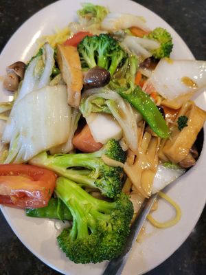 Tofu vegies at Quan Yin in Houston