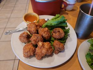 Fried mushrooms at Quan Yin in Houston