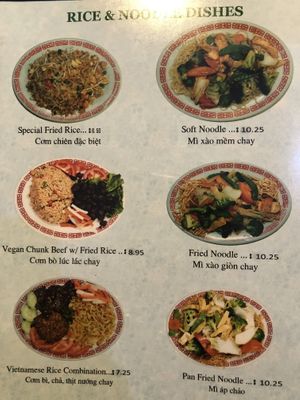 Menu at Quan Yin in Houston