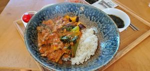 Eggplant curry at Rice Jnneun Sighan - 밥짓는 시간 in Jeju