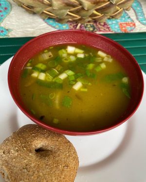 Always a soup to open yours taste buds!!  at Vegano Carioca in Armacao Dos Buzios