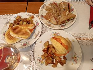 3 sandwiches we take at Snug - The Comfort Cafe in Rome