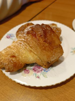 Croissant with cream at Snug - The Comfort Cafe in Rome