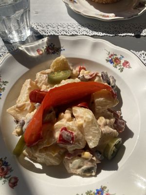 Louisiana potato salad  at Snug - The Comfort Cafe in Rome