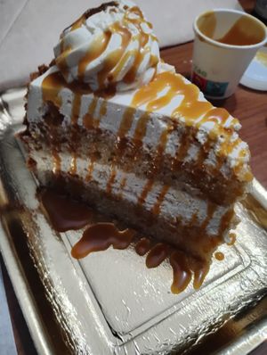 Mississippi caramel cake  at Snug - The Comfort Cafe in Rome