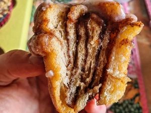 Vegan Cinnamon rolls at Pasticcia Cupcakeria in Salerno
