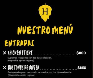 Menú (diciembre 2022) at Humulus Cerveceria in Resistencia