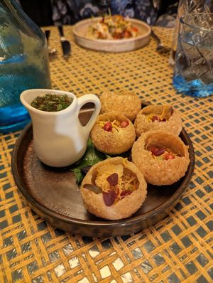 Gol guppa at Chaat Haus in Bedford
