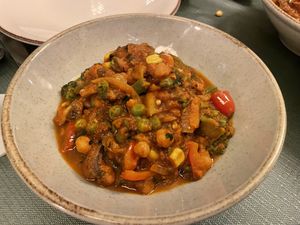 Vegetable bhuna   at Chaat Haus in Bedford