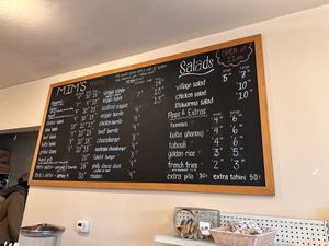 Menu as of 8/5/24  at Mim's Cafe in St Paul