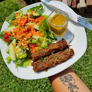 Nut roast at El Garden in Antigua