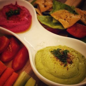 Hummus at El Garden in Antigua