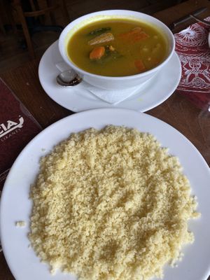 Cous cous vegetal   at Fenicia in Barcelona