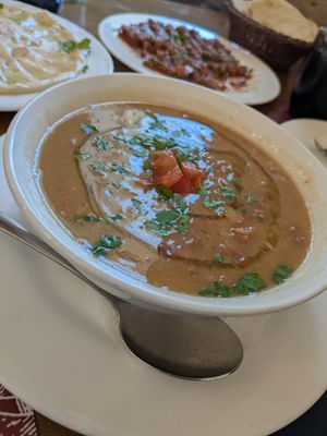 Bean spup at Fenicia in Barcelona