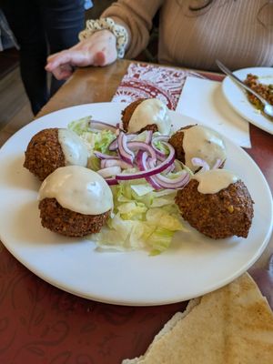 Falafel at Fenicia in Barcelona