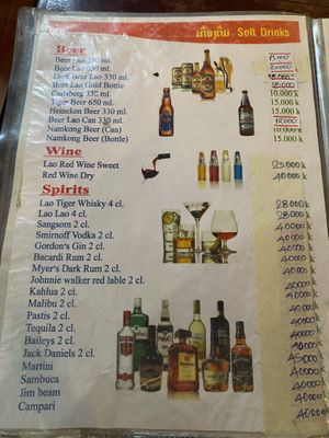   at Oh La La Restaurant-Bar in Vang Vieng