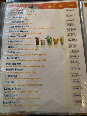   at Oh La La Restaurant-Bar in Vang Vieng